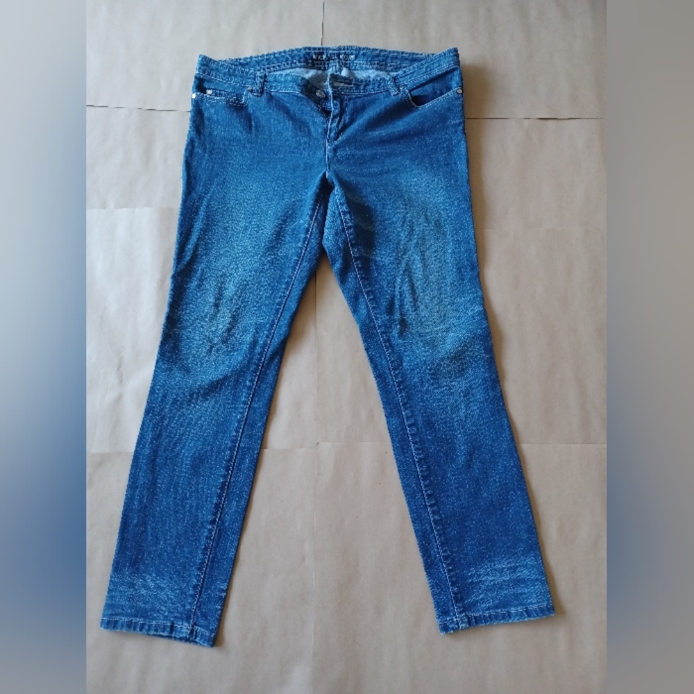 Michael Kors Women's Blue Straight Denim Jeans Size 10P